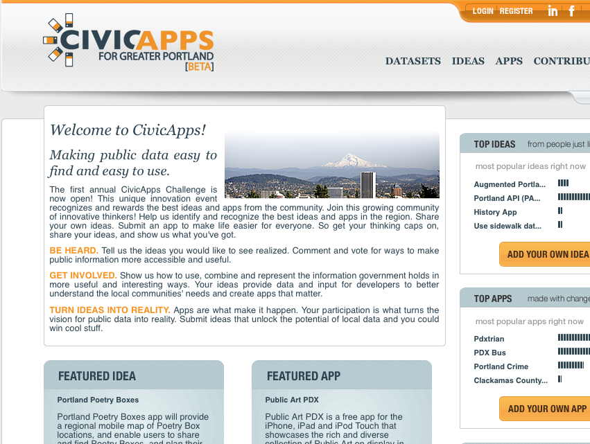 CivicApps for Greater Portland